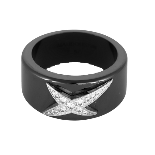 57 Bague en Or blanc 18k Diamant 58 Facettes DV34065-1