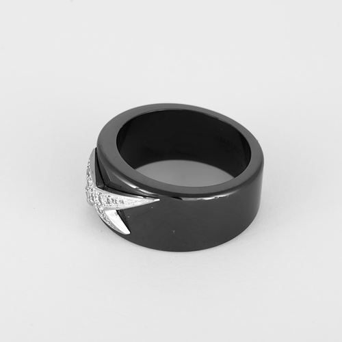 57 Bague en Or blanc 18k Diamant 58 Facettes DV34065-1