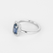54.5 Bague en or blanc, saphirs : 1,30 carat et diamants : 0,30 carat 58 Facettes DV34030-8