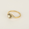 54 Bague tourbillon en or jaune, blanc et diamants : 0,15 carat 58 Facettes DV34030-10