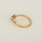54 Bague tourbillon en or jaune, blanc et diamants : 0,15 carat 58 Facettes DV34030-10