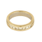 53 Élégante demie alliance en or jaune et diamants de taille princesse : 0,15 carat 58 Facettes DV34030-14