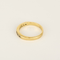 54 Demie alliance en or jaune, diamants de taille princesse 58 Facettes DV34030-16