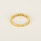 54 Demie alliance en or jaune, diamants de taille princesse 58 Facettes DV34030-16