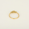 Élégante bague en or jaune 18k Diamants
