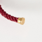 FRED - Force 10 - Grand modèle - Bracelet en or jaune et cordon rose