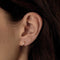 Vanrycke - Paire de mono Boucles en or rose