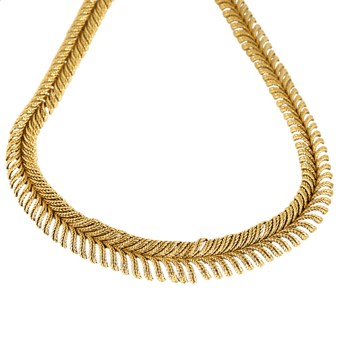 Collier en or jaune attribué à Boucheron par André Vassort