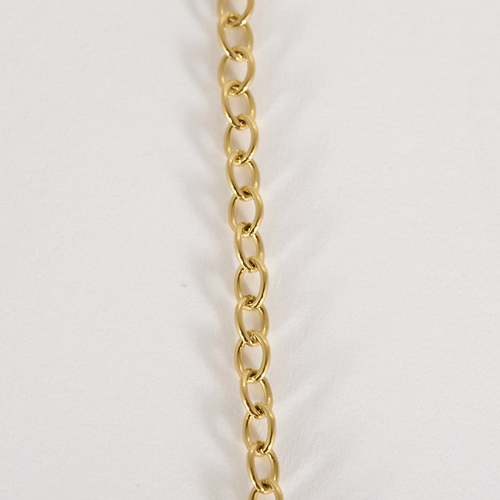 Élégant collier draperie en or jaune