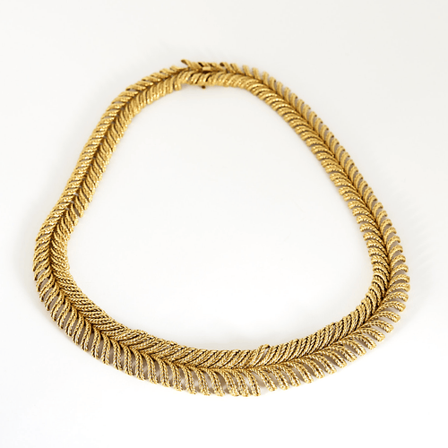 Collier en or jaune attribué à Boucheron par André Vassort