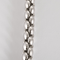 Collier en or blanc à maille popcorn