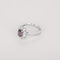 Bague en Or blanc 18k Saphir