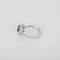 Bague en Or blanc 18k Saphir