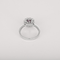 Bague en Or blanc 18k Saphir