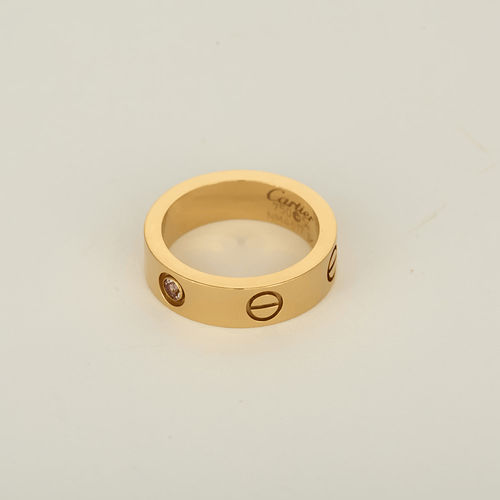 Cartier - Love - Bague en or jaune et saphir rose