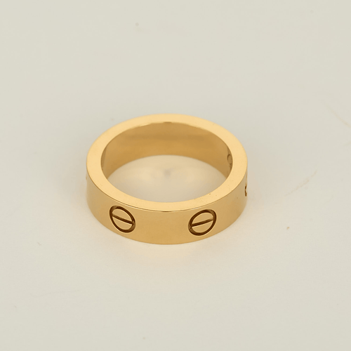 Cartier - Love - Bague en or jaune et saphir rose