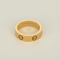 Cartier - Love - Bague en or jaune et saphir rose