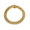 Bracelet en or jaune à maille américaine