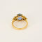 Bague Solitaire en or jaune, saphir et diamants 58 Facettes DV26327-6-58-2
