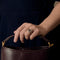 Bague en or blanc, or jaune, rubis et diamants 58 Facettes DV26327-5-53-2