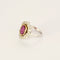 Bague en or blanc, or jaune, rubis et diamants 58 Facettes DV26327-5-53-2