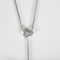 Chanel - Camélia - Collier en or blanc, diamants : 0,20 carat et onyx 58 Facettes DV33076-6