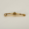 Broche en or jaune godronnée et saphir : 0,40 carat 58 Facettes DV34335-2