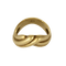 53 Bague en or jaune godronnée 58 Facettes DV32960-3