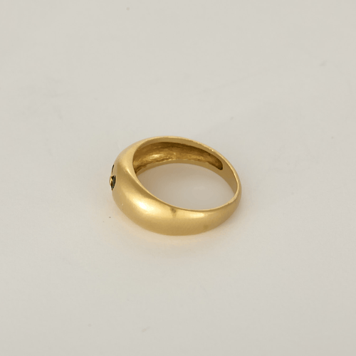 47 Bague en Or jaune 18k Emeraude 58 Facettes DV34049-4