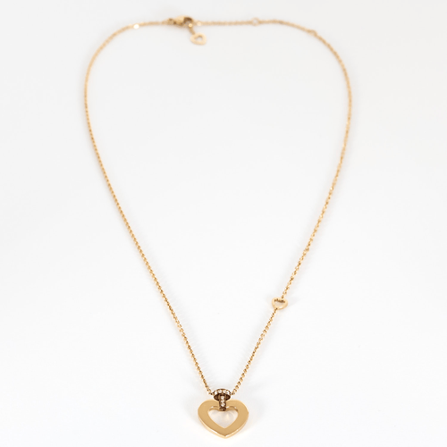 FRED - Pretty Woman - Élégant collier en or rose et diamants : 0,05 carat environ