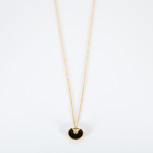 Cartier Collier Amulette de Cartier en Or rose 18k Diamant