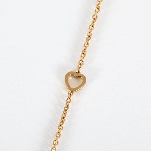 FRED - Pretty Woman - Élégant collier en or rose et diamants : 0,05 carat environ