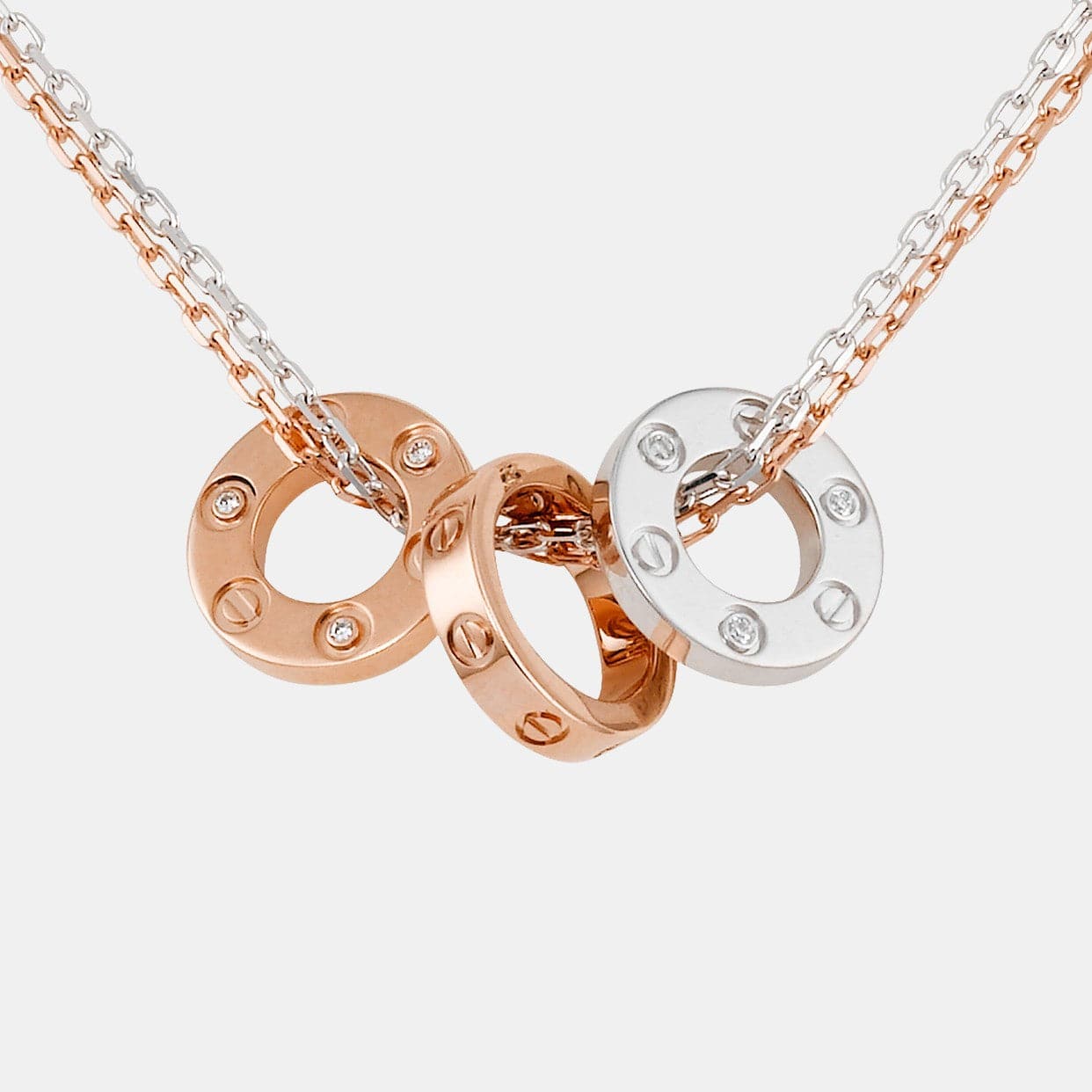 LOVE Collier, 6 diamonds