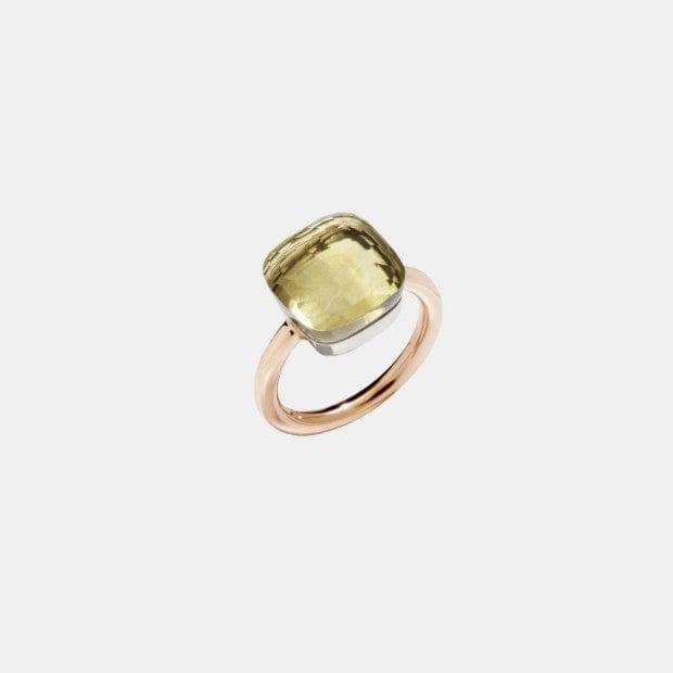 Bague Nudo Or blanc Quartz