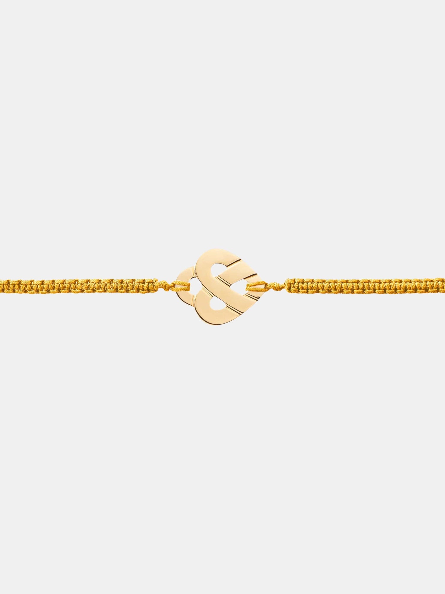 Bracelet Coeur Entrelacé Or jaune 