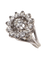 Bague 51 Marguerite - Bague en or blanc 18K et diamants 58 Facettes BO210492/MARGUERITEDIAMANTS1970
