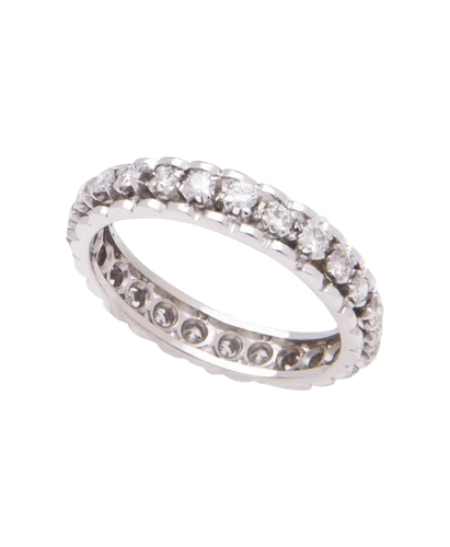 Bague 56 Alliance tour complet en or blanc 18K et diamants 1,25 ct 58 Facettes BO220667/AllianceTourComplet