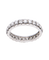 Bague 56 Alliance tour complet en or blanc 18K et diamants 1,25 ct 58 Facettes BO220667/AllianceTourComplet