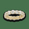 Bague 50 Alliance diamants en or jaune 18 Cts - 3,30 Cts - Taille 50 58 Facettes FB09866