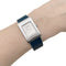 Montre Boucheron Reflet - Montre moyen modèle en acier sur cuir 58 Facettes 35339