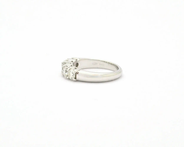 Bague Bague rivière - Diamants 1,25 ct en or blanc 18 carats 58 Facettes 9945