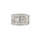 Bague Bague jonc en or blanc 18 ct avec diamants 1,64 ct 58 Facettes 14564