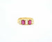 Bague Bague en or jaune 18 kt avec rubis et diamants 58 Facettes 9879