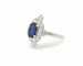 Bague Bague en or blanc 18 ct avec saphir 2,50 ct et diamants 1,50 ct 58 Facettes 7412