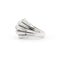 Bague Bague bandeau en or blanc 18 ct et diamants 0,76 ct 58 Facettes 17368
