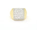 Bague Bague en or jaune 18 ct pavée de diamants 0,96 ct 58 Facettes 12984