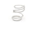 Bague Bague spirale en or blanc 18 ct avec diamants 1,44 ct 58 Facettes 13975