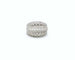 Bague 52 Bague en or blanc 18 ct pavée de diamants 2,30 ct 58 Facettes 6365