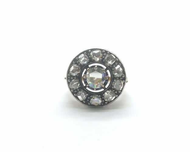 Bague Bague en or jaune avec diamants 58 Facettes 6569
