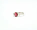 Bague Bague en or blanc 18 ct avec rubellite 1,10 ct et diamants 58 Facettes 9586